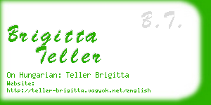 brigitta teller business card